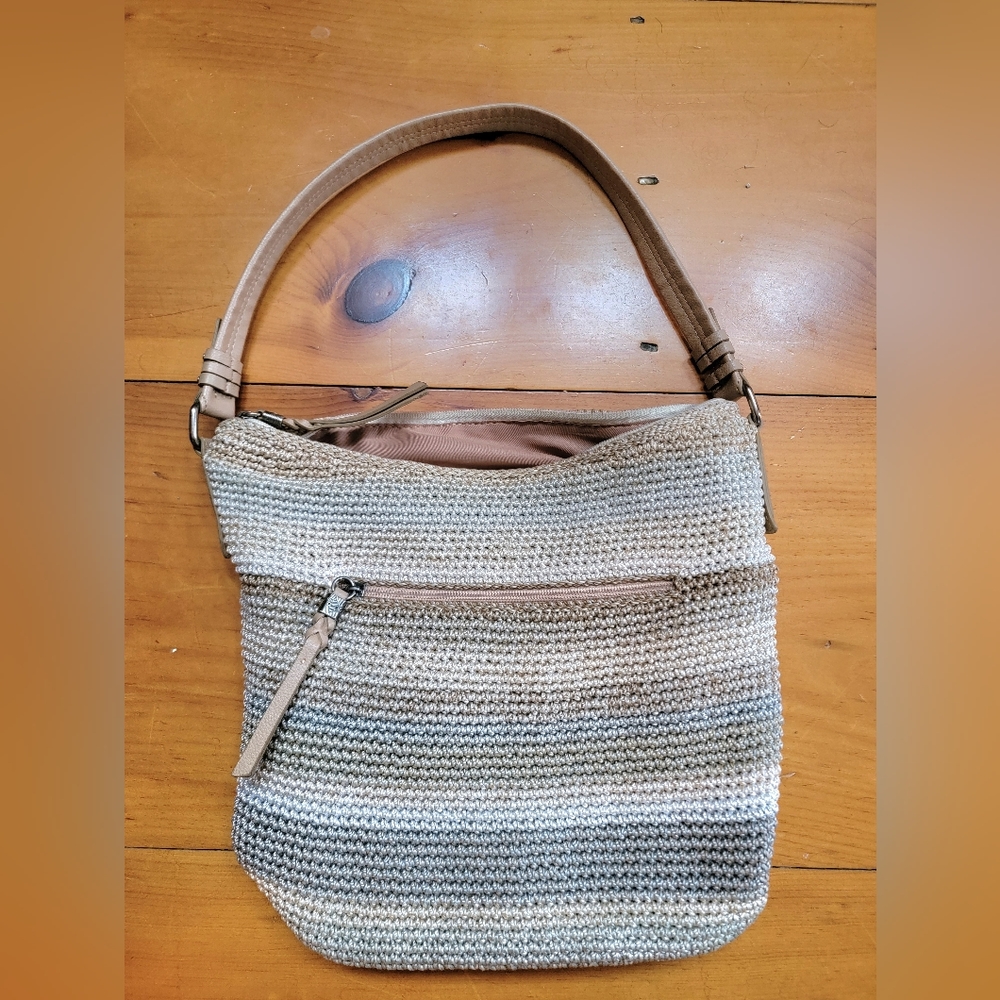 The Sak Striped Crochet Handbag / Purse